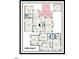 Floor plan showcasing layout including bedrooms, bathrooms, kitchen, patio, deck, porch and living areas at 1002 Springmill Ct, Apex, NC 27502