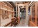 Unfinished basement area featuring exposed ductwork and open stud walls suitable for storage or a workshop space at 103 Woodland Ridge Ct, Cary, NC 27519