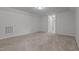 Large bonus room with neutral carpet and recessed lighting perfect for entertaining at 1047 Aberlour Ln, Burlington, NC 27215