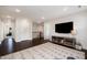 Upstairs bonus room featuring hardwood floors, recessed lighting, and neutral colored walls at 108 Sunburst Dr, Durham, NC 27705