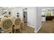 Dining area adjacent to kitchen, offering easy flow to the living spaces at 1305 Montreux Ct, Mebane, NC 27302