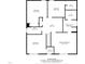 Detailed floor plan showcasing the layout of the home's second floor with labeled rooms and dimensions at 1305 Montreux Ct, Mebane, NC 27302