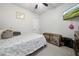 Bedroom with ceiling fan, TV and natural light at 140 Barletta Ct, Clayton, NC 27527