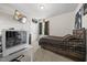 Cozy bedroom with soft carpet, modern decor and a comfortable bed for a restful night's sleep at 140 Barletta Ct, Clayton, NC 27527
