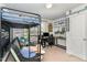 Fun bedroom with a bunk bed, a desk, and gaming setup perfect for or teens at 150 Sherrill Place Ln, Garner, NC 27529