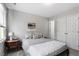 This inviting bedroom features classic decor and an airy feel at 1601 Dunraven Dr, Raleigh, NC 27612