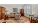 Inviting living room featuring hardwood floors and classic furnishings at 2053 Monthaven Dr, Wake Forest, NC 27587