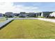 Aerial view of a large, fenced backyard, perfect for outdoor enjoyment and entertaining at 213 North Crest Dr, Chapel Hill, NC 27517