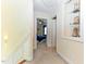 Upstairs hallway featuring art niches leading to bedrooms at 226 Marshview Cir, Angier, NC 27501
