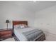 Comfortable bedroom featuring a wooden bed frame, neutral colors, and cozy blankets at 2832 Cameron Pond Dr, Cary, NC 27519