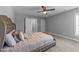 Bedroom featuring a bed with decorative pillows, and a carpet at 30 Devilwood Dr, Four Oaks, NC 27524
