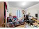 Bedroom that is also used as an office with a day bed and a desk area at 3016 Fields Dr, Raleigh, NC 27603