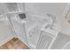 Modern bathroom showcasing a walk-in tub with safety features for ease of access and relaxation at 308 Ravenstone Dr, Cary, NC 27518