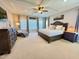Bright main bedroom featuring decorative ceilings, and abundant natural light at 3209 Star Gazing Ct, Wake Forest, NC 27587