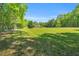 A vast and well-maintained backyard, ideal for outdoor activities and enjoying nature at 3214 Saddle Club Rd, Mebane, NC 27302