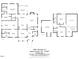 Floor plan of 3581 Boulder Ct showing level one with kitchen, dining room, and level two with bedrooms at 3581 Boulder Ct, Wake Forest, NC 27587