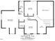 Detailed second floor plan of 3581 Boulder Ct showing layout of bedrooms, bathrooms, and bonus room at 3581 Boulder Ct, Wake Forest, NC 27587