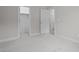 This bedroom features a closet and an adjacent bathroom with modern fixtures at 45 Leisure Ln # 4, Louisburg, NC 27549