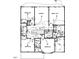 Upstairs floorplan with bedrooms, bathrooms, gameroom, laundry, and owner's suite with walk-in closet at 4816 Heathshire Dr, Raleigh, NC 27616