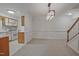 Open concept kitchen and dining area with lots of natural light at 497 Summerwalk Cir # 497, Chapel Hill, NC 27517