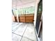 Cozy patio with wood privacy fence and sliding door access to the home's interior at 497 Summerwalk Cir # 497, Chapel Hill, NC 27517