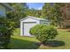 One car garage with a shed at 6418 Beaver Creek Rd, New Hill, NC 27562