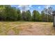 View of an expansive and flat backyard, surrounded by lush green trees on a sunny day at 65 Leisure Ln # 6, Louisburg, NC 27549