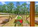 The garden and fence around the property are kept at 6600(A) Maynard Farm Rd, Chapel Hill, NC 27516