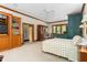 Bedroom boasts custom built-ins and a king bed, offering ample storage and comfort at 6600(A) Maynard Farm Rd, Chapel Hill, NC 27516
