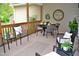 Relaxing porch with comfortable seating arrangement, perfect for enjoying peaceful outdoor moments at 738 Aspenwood Dr, Graham, NC 27253