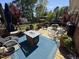 Inviting deck with outdoor seating and a cozy fire pit, perfect for entertaining at 901 Vandora Ave, Garner, NC 27529