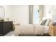 Cozy bedroom featuring a comfortable bed, dresser, accent chair, and soft lighting at 1012 Red Roses Ave, Durham, NC 27703