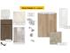 This interior selection offers stylish tile, carpet, cabinet and flooring choices for a modern home at 1031 Mountain Crown St, Durham, NC 27703