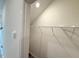 Large walk-in closet with shelving and storage space for your belongings at 1031 Mountain Crown St, Durham, NC 27703
