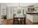 A dining area is conveniently located next to the kitchen area at 10609 Lowery Dr, Raleigh, NC 27615