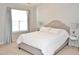 Bright bedroom features neutral tones, large window, and soft lighting at 10943 Pendragon Pl, Raleigh, NC 27614