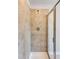 Shower featuring beautiful tile work and glass door at 1114 Merlot Hills Ln, Durham, NC 27704