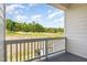 A scenic balcony view from the home at 132 Deardom Way, Chapel Hill, NC 27516