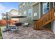 Backyard oasis featuring an outdoor patio with a hot tub and seating area at 1320 Abington Dr, Mebane, NC 27302