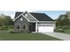 Charming new construction home with stone facade and attached two car garage at 1400 Red Roses Ave, Durham, NC 27703