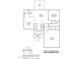 Detailed floor plan of the first floor layout, including the kitchen, living room, and Primary suite at 1611 S Old Carriage Rd, Rocky Mount, NC 27804