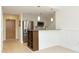 Modern kitchen with stainless steel appliances, stone countertops and wine rack at 2402 Environ Way # Bldg 2000, Chapel Hill, NC 27517