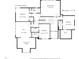 Upstairs floor plan featuring bonus room, office and three bedrooms, each thoughtfully designed with ample space at 255 Capellan St, Wake Forest, NC 27587
