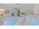 Bedroom with a swing chair, and a large dresser with decorations at 257 Reese Dr, Willow Springs, NC 27592