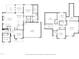 Detailed floor plan showcasing layout with kitchen, laundry, porch, garage, bathroom, and flex room/office at 257 Reese Dr, Willow Springs, NC 27592