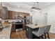 Modern kitchen featuring granite countertops, stainless steel appliances, and an island at 30 Dowdy Ct, Youngsville, NC 27596