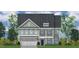 Charming two-story home boasts a symmetrical facade and well-maintained landscaping at 3019 Dog Rose Dr # 168, Durham, NC 27703