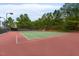Well-maintained community tennis court for recreation and sports at 3827 Heritage Spring Circle Cir, Wake Forest, NC 27587