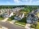 Street view of attractive homes with well-kept lawns in a residential neighborhood at 4333 Benton Mill Dr, Fuquay Varina, NC 27526