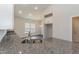 Kitchen showcasing granite countertops, a stainless steel sink and white cabinets at 44 Cooper Branch Ct, Fuquay Varina, NC 27526